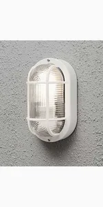 Konstsmide Elmas vägglykta. Vit 7650-200