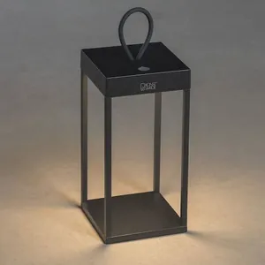 Konstsmide Ravello lanterna svart USB dimbar 30cm