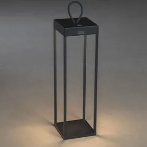 Konstsmide Ravello lanterna svart USB dimbar 50cm