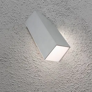 Konstsmide Imola vägglykta 1x3W LED aluminium. 7933-310
