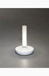 Konstsmide Biarritz bordslampa 1800/2700/400K dimbar vit/frostad vas