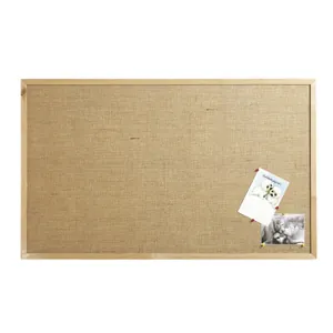 Anslagstavla väv med träram 60x40cm
