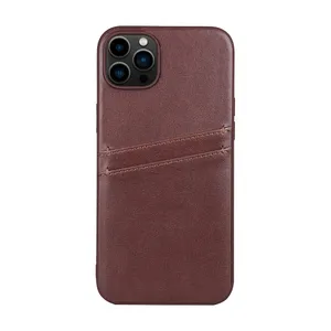 BUFFALO Back cover PU 2 card iPhone 14 Plus 6,7" Brown