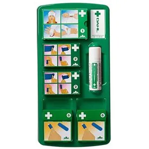 Dahl Medical Förbandstavla Display Mini blått innehåll