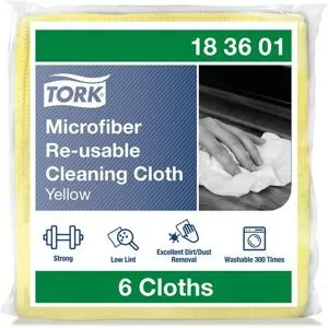 Tork Rengöringsduk mikrofiber gul 6/fp