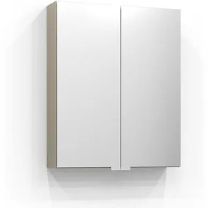 Svedbergs Intro 295355 Spegelskåp Sand, 2 Dörrar 55 Cm, Badrum