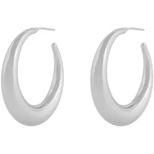 SNÖ Of Sweden Bella silverfärgade hoops 1309-6200 256-ONE