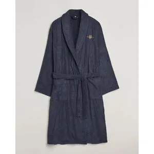 GANT Archive Shield Terry Robe Evening Blue