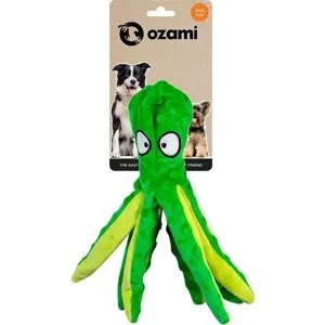 Ozami Prasslande Hundleksak Bläckfisk 33 Cm Grön