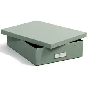Förvaringslåda Kleo A4 Soft Teal Bigso Box of Sweden