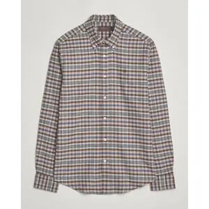 Morris Flannel Check Shirt Brown