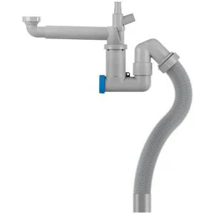 Jafo 8086566 Vattenlås 50 Mm, G40, Pp Med Slang, Inomhusavlopp