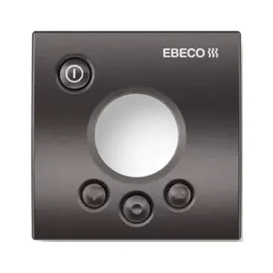 Ebeco Front Cover 8581618 Täckbricka För Eb-Therm 205 Antracit, Värme