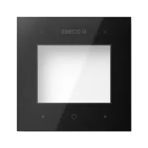 Ebeco Eb-Therm 500 Täckfront Svart, För Elko Plus/rs, Värme