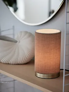 PR Home Dora Bordslampa Beige 25cm