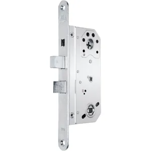 Godkänt låshus med rak regel ASSA 2000 vänster med symmetrisk låsstolpe