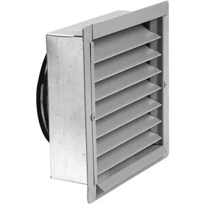 Abc Vent Abc-Yg/gl Galler Zinkgrå, Med Anslutningslåda Ø 160 Mm, Ventilation