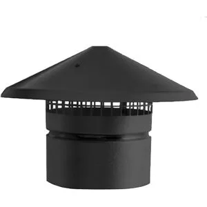 Abc Vent Abc-Kh Takhuv Svart Ø 125 Mm, Ventilation