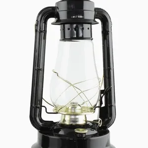 Strömshaga Stormlykta svart/mässing stor