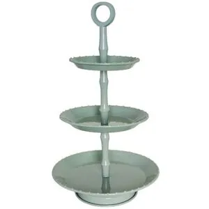 Strömshaga Trevåningsfat Grön