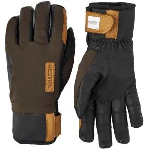 Hestra Ergo Grip Active Wool Terry - 5 Finger, 10, Dark forest / Black