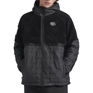 ColourWear Men's Morph Teddy Hoodie Black M