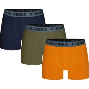Gridarmor Men's Steine 3p Cotton Boxers 2.0 Multi Color XXL