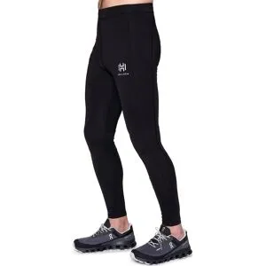 Hellner Mustavaara Running Tights Men Jet Black S