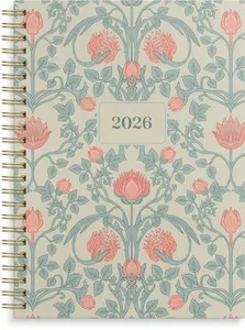 Kalender 2026 Business A5 blommor Morris