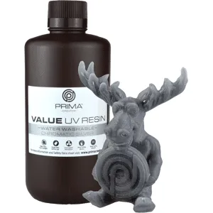 PrimaCreator Value Water Washable UV Resin - 1 kg - Chromatic Silver