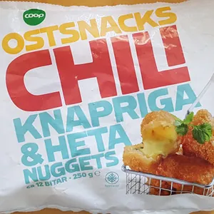 Ostsnacks chili - knapriga & heta nuggets
