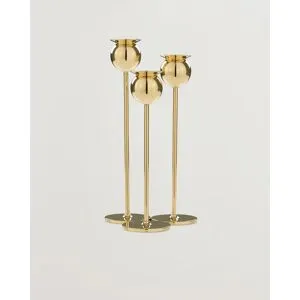 Skultuna The Tulip Candlestick Brass Set of Three