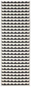 Gittan vävd matta 70x250 cm, Black