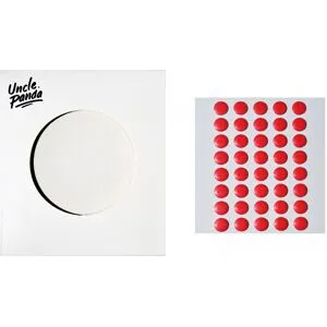 Uncle Panda Spirit Dots - Red - 40 Pcs
