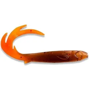 EJ Lures Flatnose Baby Dragon Motoroil Hot Tail 11 cm, 3,7gr, 10-pack