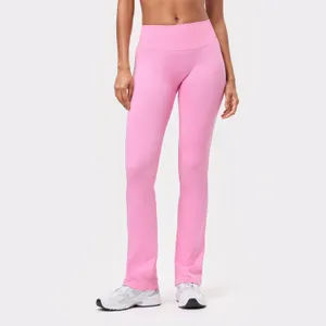 Seamless Contour Ribbed Bootcut Tights