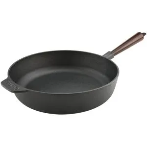 Gjutjärns Traktörpanna 28cm Trähandtag