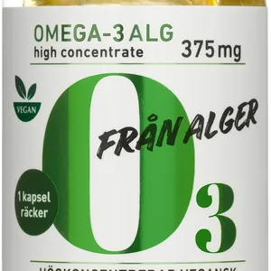 BioSalma Omega-3 av Alg 375 mg DHA/EPA 60 kapslar