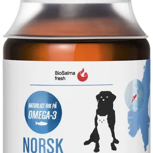 BioSalma Norsk Laxolja för Hund och Katt 100 ml