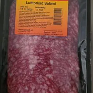 Lufttorkad salami
