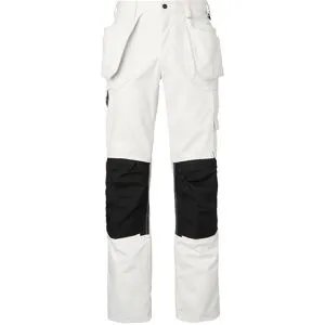 Top Swede 2515 Painter´s Trousers, White/black, C146