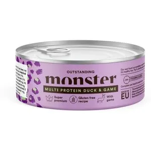 Monster Pet Food Monster Cat Adult Duck & Game 100 G