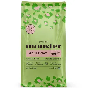 Monster Cat Grain Free Adult Turkey/Chicken 6 kg