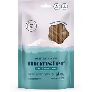 Monster Pet Food Monster Dog Dental Chew Lamb Small 7-pack