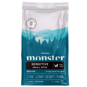 Monster Dog Original Sensitive White Fish Small Bites 2 kg