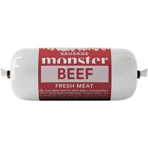 Monster Pet Food Monster Dog Sausage Beef 80g