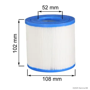 Spafilter SC750 till spabad från Coast Spas och Lay-Z-Spa m.fl.