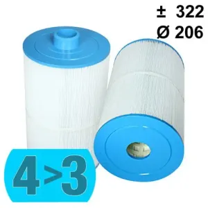 Spafilter för Azzagon, Coleman och Maax m.fl.