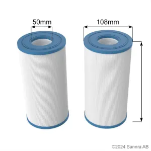 Spafilter kompatibelt med Intex A