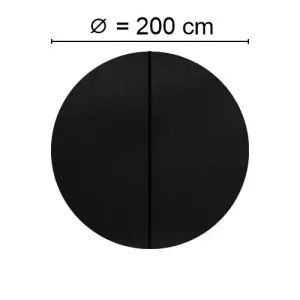 Spalock Ø runt 200 cm Svart för Hydropool Sundance med flera